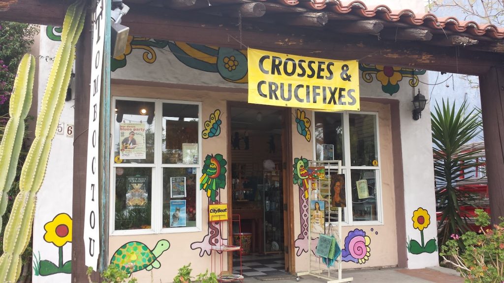 Back From Tomboctou storefront in San Diego, featuring handcrafted imports and artisan goods.
